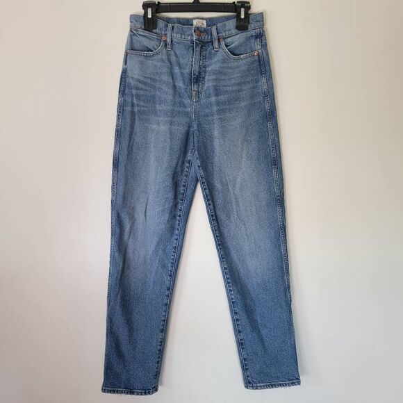 J. Crew Stovepipe Jeans Medium Wash Blue 29 - Picture 1 of 9